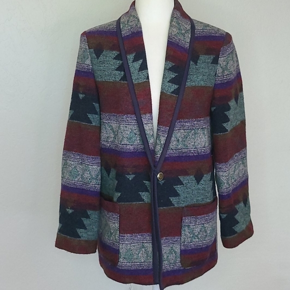 Vintage Jackets & Blazers - Vintage southwest blazer coat small